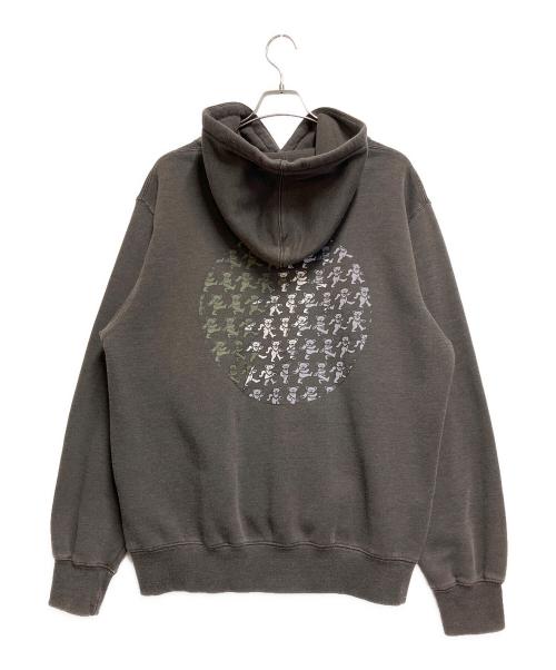 thisisneverthat（ディスイズネバーザット）thisisneverthat (ディスイズネバーザット) Grateful Dead (グレイトフル・デッド) Heart Skeleton Hands Hoodie グレー サイズ:Lの古着・服飾アイテム