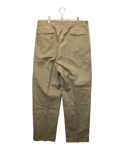 French Army（フランス軍）French Army (フランス軍) M-52 チノトラウザーパンツ 裾未処理 後期型 ベージュ サイズ:26の古着・服飾アイテム