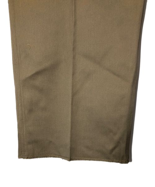 French Army（フランス軍）French Army (フランス軍) M-52 チノトラウザーパンツ 裾未処理 後期型 ベージュ サイズ:26の古着・服飾アイテム