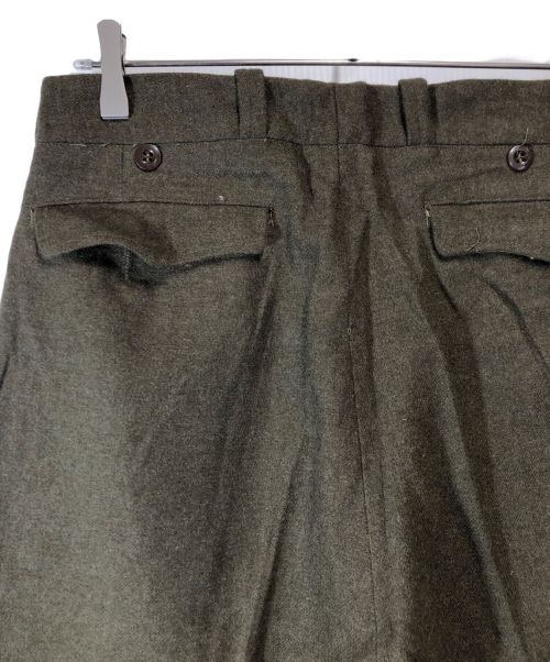 French Army（フランス軍）French Army (フランス軍) M-52 ヘビーウールトラウザー オリーブ サイズ:SIZE 34の古着・服飾アイテム