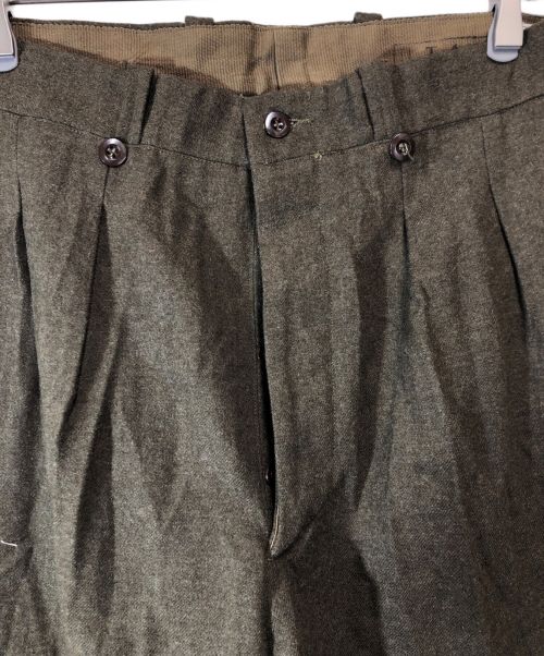 French Army（フランス軍）French Army (フランス軍) M-52 ヘビーウールトラウザー オリーブ サイズ:SIZE 34の古着・服飾アイテム