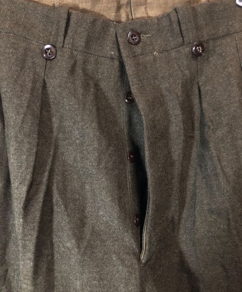 French Army（フランス軍）French Army (フランス軍) M-52 ヘビーウールトラウザー オリーブ サイズ:SIZE 34の古着・服飾アイテム