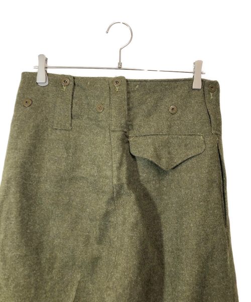 canada army（カナダアーミー）canada army (カナダアーミー) バトルドレスウールトラウザー オリーブ サイズ:SIZE不明の古着・服飾アイテム