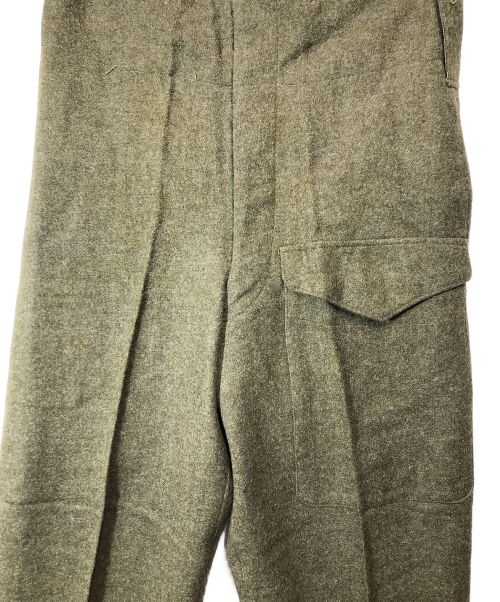 canada army（カナダアーミー）canada army (カナダアーミー) バトルドレスウールトラウザー オリーブ サイズ:SIZE不明の古着・服飾アイテム