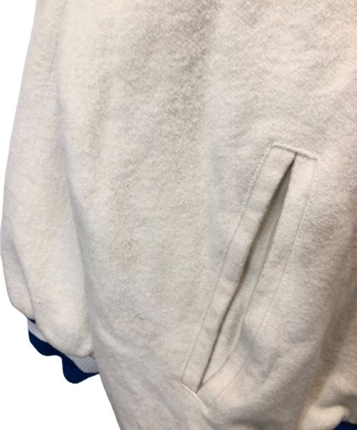 HEADGEAR（フェールラーベン）HEADGEAR (フェールラーベン) スタジアムジャケット ホワイト×ブルー サイズ:5XLの古着・服飾アイテム