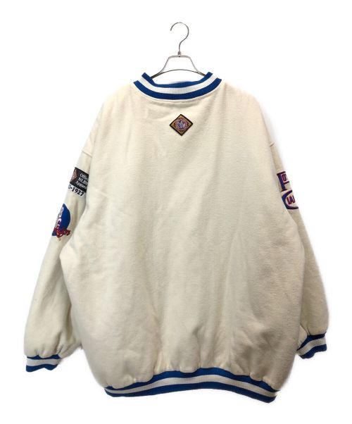 HEADGEAR（フェールラーベン）HEADGEAR (フェールラーベン) スタジアムジャケット ホワイト×ブルー サイズ:5XLの古着・服飾アイテム