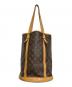 LOUIS VUITTON（ルイ ヴィトン）の古着「モノグラム バケットGM」｜ブラウン