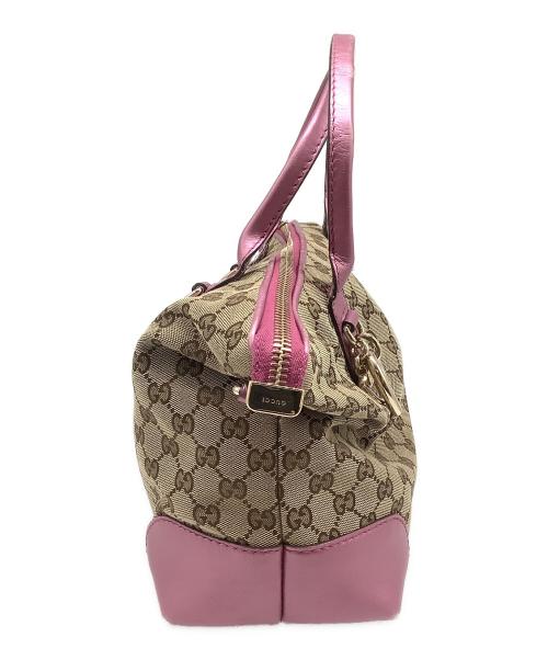 GUCCI（グッチ）GUCCI (グッチ) 2WAYバッグ ベージュ×ピンクの古着・服飾アイテム