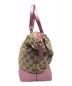GUCCI (グッチ) 2WAYバッグ ベージュ×ピンク：25000円