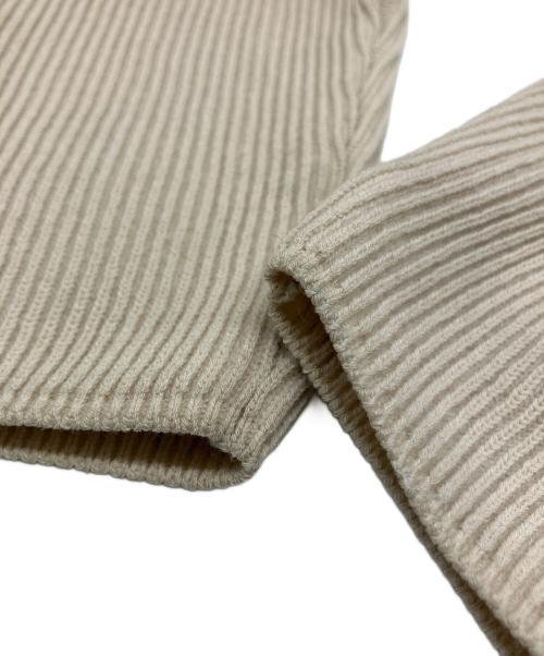 BATONER（バトナ―）BATONER (バトナ―) ハードツイストVネックニット ベージュ サイズ:1の古着・服飾アイテム