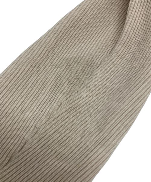 BATONER（バトナ―）BATONER (バトナ―) ハードツイストVネックニット ベージュ サイズ:1の古着・服飾アイテム