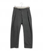 MANDOマンドー）の古着「タックサルエルパンツ」｜グレー