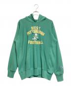 Champion REVERSE WEAVEチャンピオン リバース ウィーブ）の古着「リバースウィーブ(R) フーデッドスウェットシャツ」｜グリーン