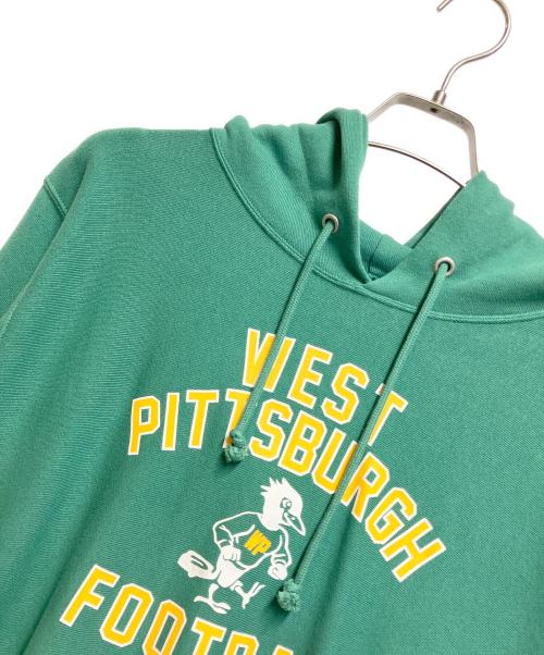 Champion REVERSE WEAVE（チャンピオン リバース ウィーブ）Champion REVERSE WEAVE (チャンピオン リバース ウィーブ) リバースウィーブ(R) フーデッドスウェットシャツ グリーン サイズ:Lの古着・服飾アイテム