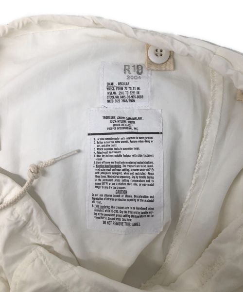 US ARMY（ユーエスアーミー）US ARMY (ユーエスアーミー) スノーカモパンツ ホワイト サイズ:Sの古着・服飾アイテム