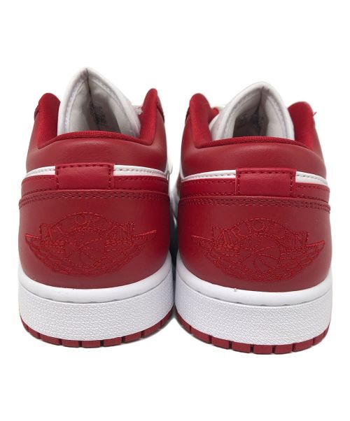 NIKE（ナイキ）NIKE (ナイキ) AIR JORDAN 1 LOW レッド×ホワイト サイズ:cm　27の古着・服飾アイテム