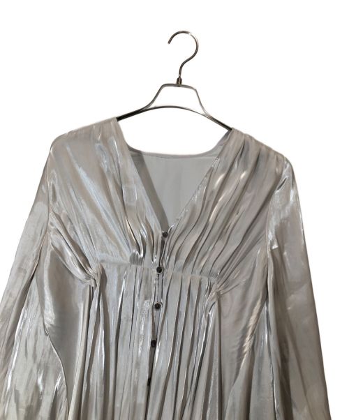 Ameri（アメリ）Ameri (アメリ) MEDI GATHER NEGLIGEE DRESS ベージュ サイズ:Sの古着・服飾アイテム