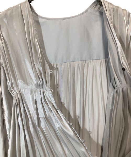 Ameri（アメリ）Ameri (アメリ) MEDI GATHER NEGLIGEE DRESS ベージュ サイズ:Sの古着・服飾アイテム