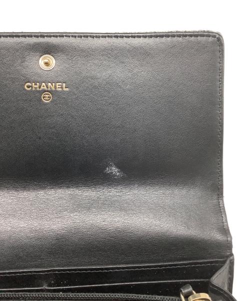 CHANEL（シャネル）CHANEL (シャネル) 長財布 ブラックの古着・服飾アイテム