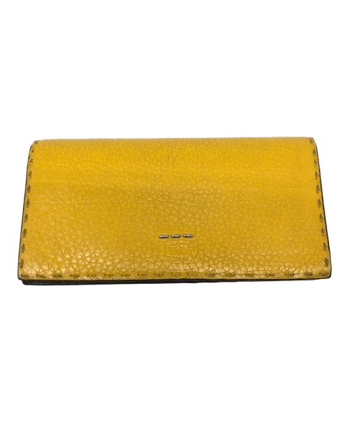 FENDI（フェンディ）FENDI (フェンディ) 長財布 イエローの古着・服飾アイテム