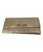 Salvatore Ferragamoサルヴァトーレ フェラガモ）の古着「長財布」｜ゴールド