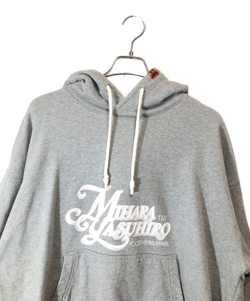 MIHARA YASUHIRO（ミハラヤスヒロ）MIHARA YASUHIRO (ミハラヤスヒロ) Printed Hoodie グレー サイズ:SIZE46の古着・服飾アイテム