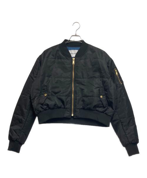 IUNLEASH（アンリーシュ）IUNLEASH (アンリーシュ) BOMBER JACKET ブラック サイズ:ＦＲＥＥの古着・服飾アイテム