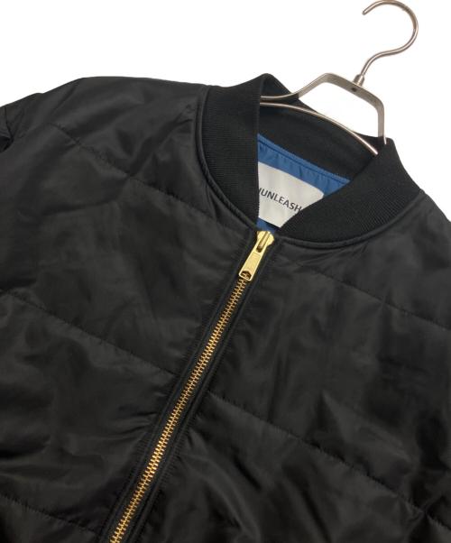 IUNLEASH（アンリーシュ）IUNLEASH (アンリーシュ) BOMBER JACKET ブラック サイズ:ＦＲＥＥの古着・服飾アイテム