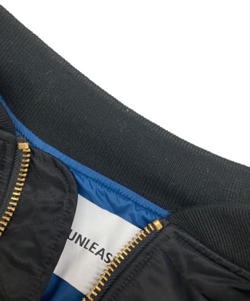 IUNLEASH（アンリーシュ）IUNLEASH (アンリーシュ) BOMBER JACKET ブラック サイズ:ＦＲＥＥの古着・服飾アイテム