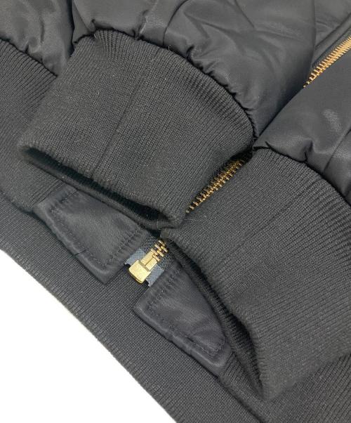 IUNLEASH（アンリーシュ）IUNLEASH (アンリーシュ) BOMBER JACKET ブラック サイズ:ＦＲＥＥの古着・服飾アイテム