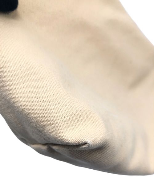 IL BISONTE（イル ビゾンテ）IL BISONTE (イル ビゾンテ) 2WAYトートバッグ アイボリー×ブラウンの古着・服飾アイテム