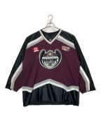 leather sportレザースポーツ）の古着「COOKSVILLE PHANTOMS MHL ゲームシャツ」｜ワインレッド