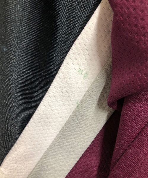 leather sport（レザースポーツ）LEATHER SPORT (レザースポーツ) COOKSVILLE PHANTOMS MHL ゲームシャツ ワインレッド サイズ:2XLの古着・服飾アイテム