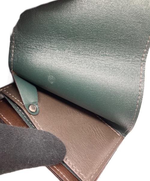 abrasus（アブラサス）abrasus (アブラサス) 小さい財布 ブラウンの古着・服飾アイテム