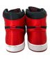 NIKE (ナイキ) WMNS AIR JORDAN 1 RETRO HIGH OG レッド×ブラック サイズ:SIZE 27.5cm( US10.5)：13000円