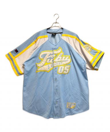 中古・古着通販】FUBU (フブ) ゲームシャツ スカイブルー サイズ