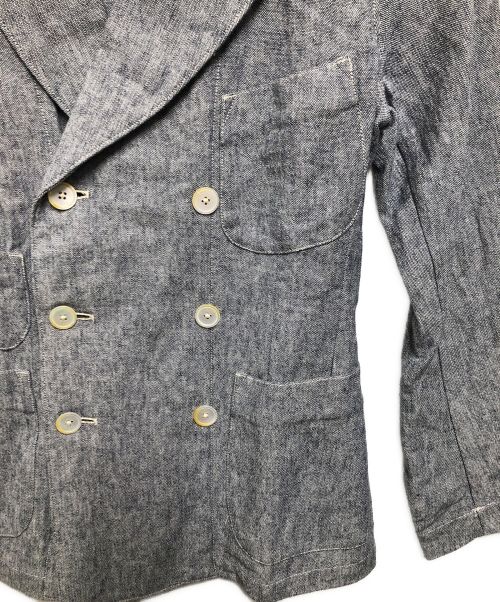 RRL（ダブルアールエル）RRL (ダブルアールエル) ダブルテーラードジャケット グレー サイズ:XSの古着・服飾アイテム