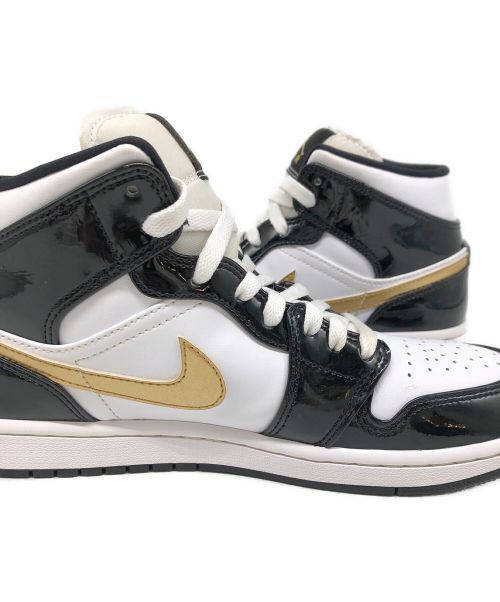 NIKE（ナイキ）NIKE (ナイキ) Air Jordan 1 Mid SE（エアジョーダン1 ミッド SE） ブラック×ホワイト サイズ:US8の古着・服飾アイテム