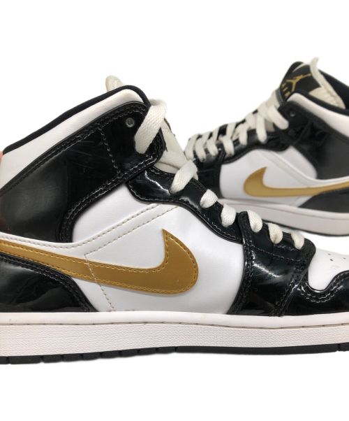 NIKE（ナイキ）NIKE (ナイキ) Air Jordan 1 Mid SE（エアジョーダン1 ミッド SE） ブラック×ホワイト サイズ:US8の古着・服飾アイテム