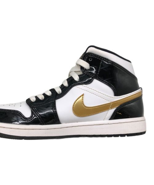 NIKE（ナイキ）NIKE (ナイキ) Air Jordan 1 Mid SE（エアジョーダン1 ミッド SE） ブラック×ホワイト サイズ:US8の古着・服飾アイテム