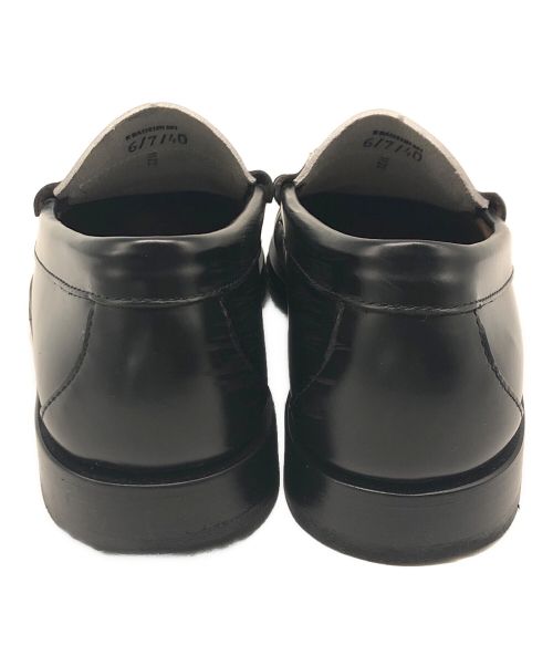 G.H.BASS&CO.（ジー・エイチ・バス・コー）G.H.BASS&CO. (ジー・エイチ・バス・コー) コインローファー ブラック×ホワイト サイズ:SIZE40の古着・服飾アイテム