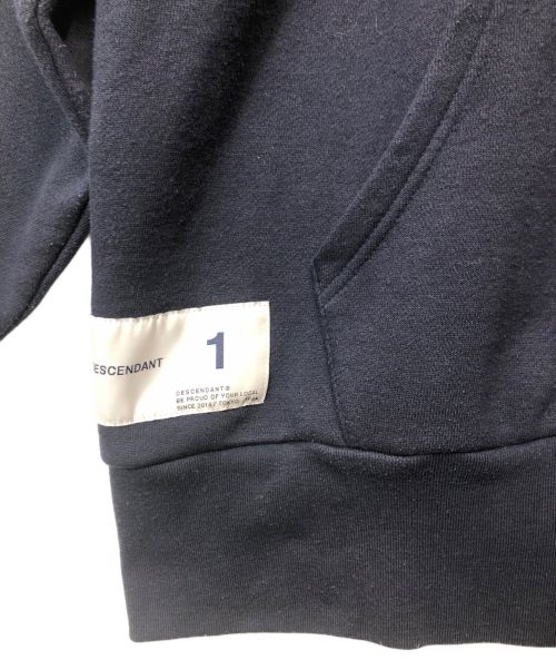 DESCENDANT（ディセンダント）DESCENDANT (ディセンダント) スウェットパーカー ネイビー サイズ:1の古着・服飾アイテム