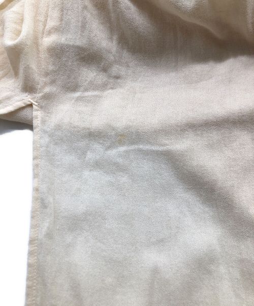 ne quittez pas（ヌキテパ）ne quittez pas (ヌキテパ) Moss Cotton Gather Sleeve Gown ベージュ サイズ:Freeの古着・服飾アイテム