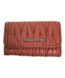 MIU MIU（ミュウミュウ）の古着「キーケース」｜ピンク