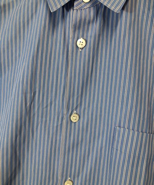 COMME des GARCONS（コムデギャルソン）COMME des GARCONS (コムデギャルソン) ストライプシャツ スカイブルー×ホワイト サイズ:Sの古着・服飾アイテム