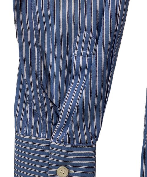 COMME des GARCONS（コムデギャルソン）COMME des GARCONS (コムデギャルソン) ストライプシャツ スカイブルー×ホワイト サイズ:Sの古着・服飾アイテム