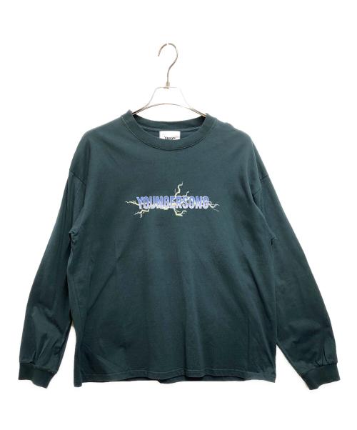 youngersong（ヤンガーソング）youngersong (ヤンガーソング) カットソー グリーン サイズ:ＳＩＺＥ　Ｌの古着・服飾アイテム
