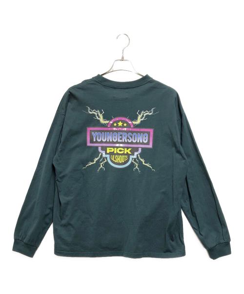 youngersong（ヤンガーソング）youngersong (ヤンガーソング) カットソー グリーン サイズ:ＳＩＺＥ　Ｌの古着・服飾アイテム