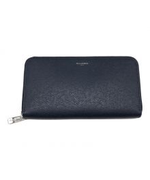 PELLE MORBIDA（ペッレモルビダ）の古着「ラウンドジップウォレット」｜ネイビー