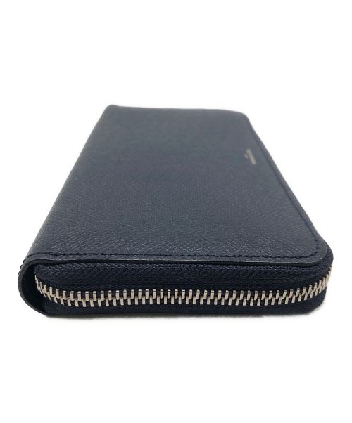 PELLE MORBIDA（ペッレモルビダ）PELLE MORBIDA (ペッレモルビダ) ラウンドジップウォレット ネイビーの古着・服飾アイテム